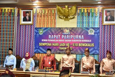 DPRD Kabupaten Bengkalis Gelar Rapat Paripurna Hari Jadi ke-510