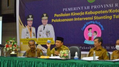 Kabupaten Siak Juara 1 Penilaian Kinerja Stunting Kategori Inovatif se Riau